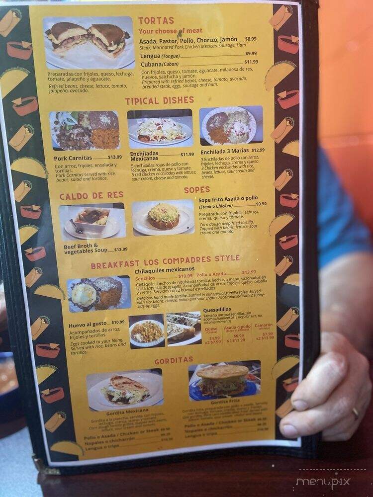 Los Compadres Mexican Restaurant - Frankfort, IN menu_pic