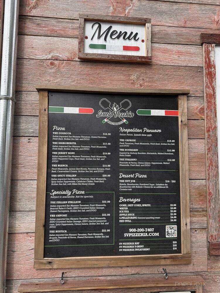 Scuola Vecchia Pizzeria - Clinton, NJ menu_pic