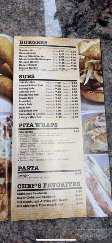 Randy's Pizza - Halifax, NS menu_pic