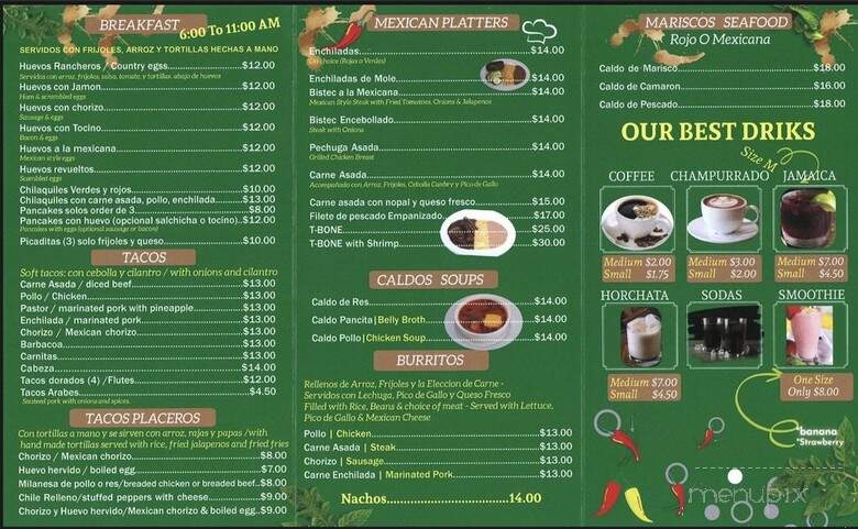 Los 3 Carnales Mexican Restaurant - Monmouth Junction, NJ menu_pic