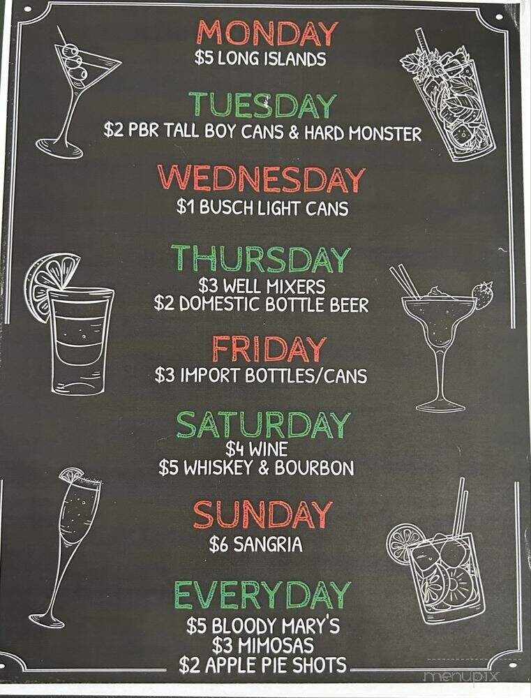 Roadhouse Grill - De Motte, IN menu_pic