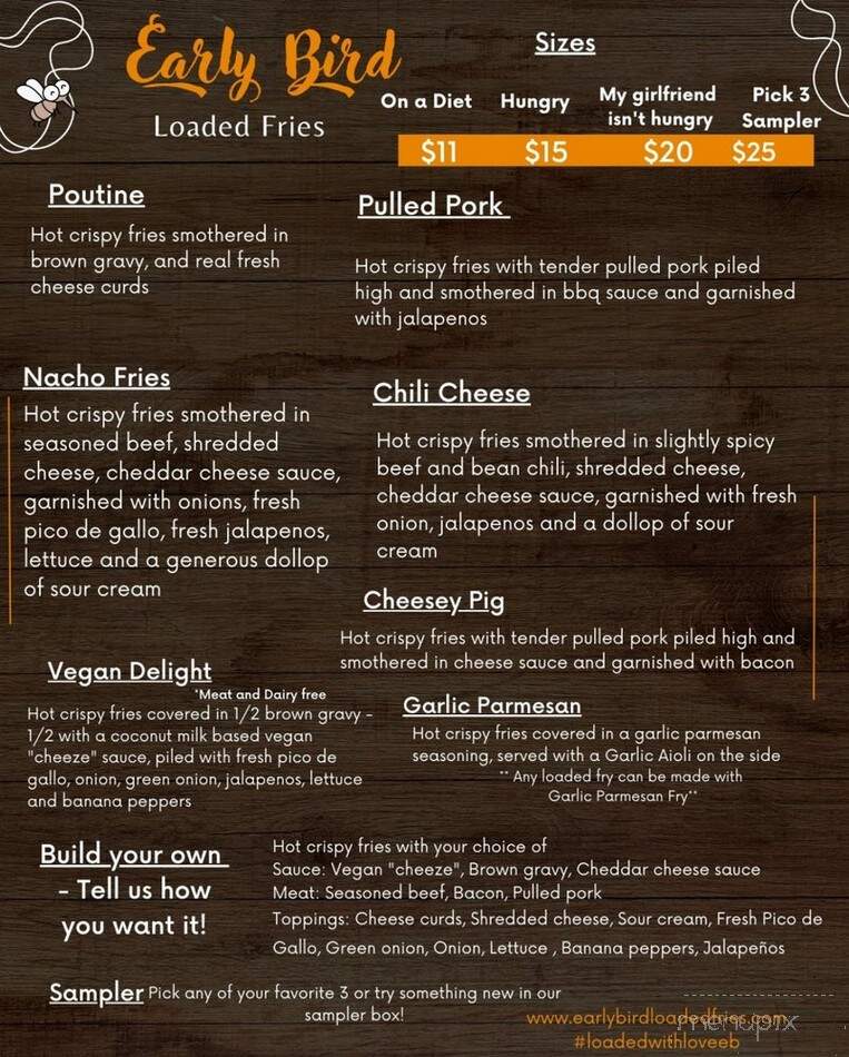Early Bird Loaded Fries - Fort Wainwright, AK menu_pic
