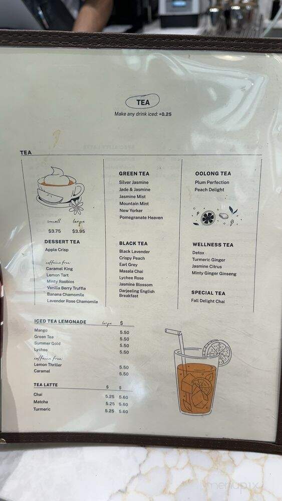 Ateaz Cafe - New York, NY menu_pic