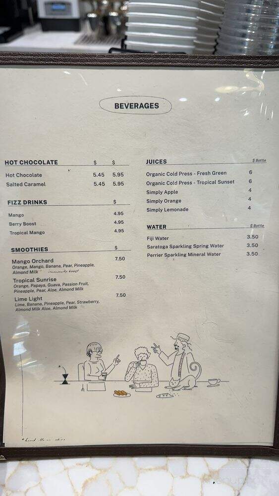 Ateaz Cafe - New York, NY menu_pic