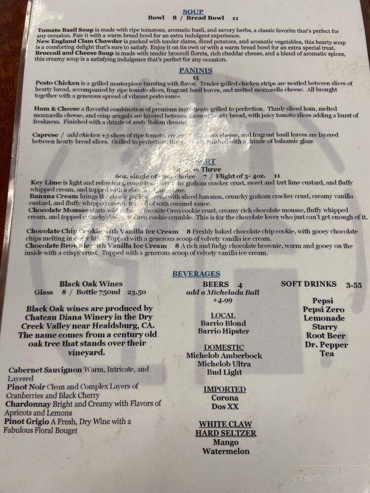 Brindis Bistro & Bar - Green Valley, AZ menu_pic