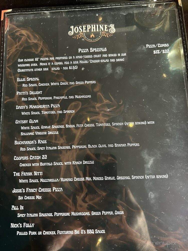 Josephine's - Greenville, IL menu_pic