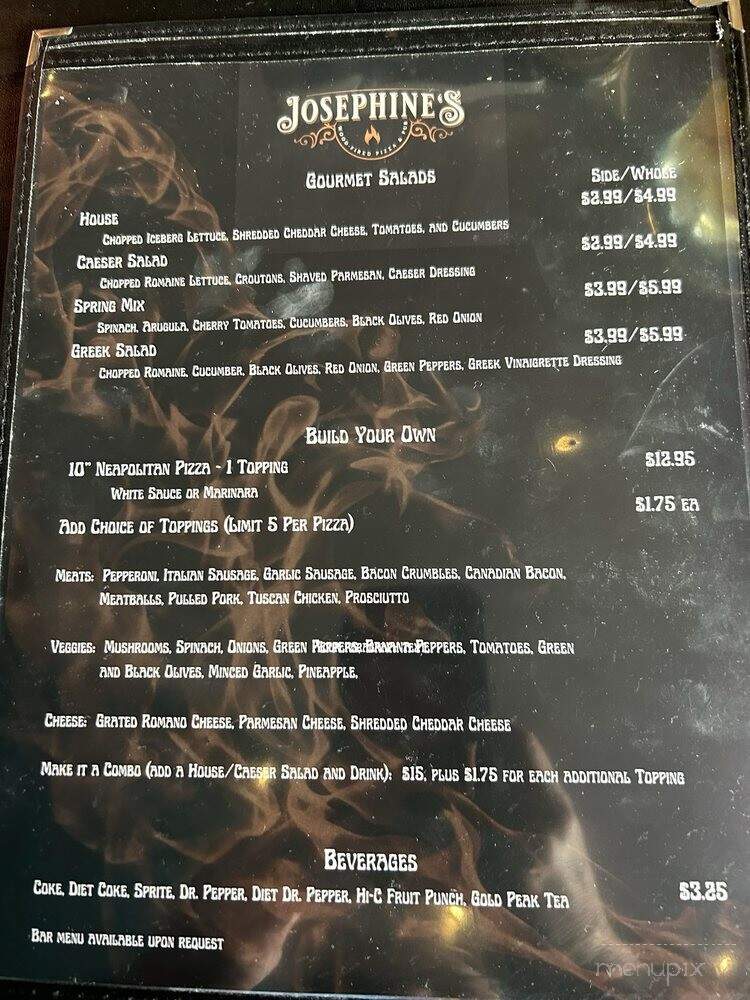 Josephine's - Greenville, IL menu_pic