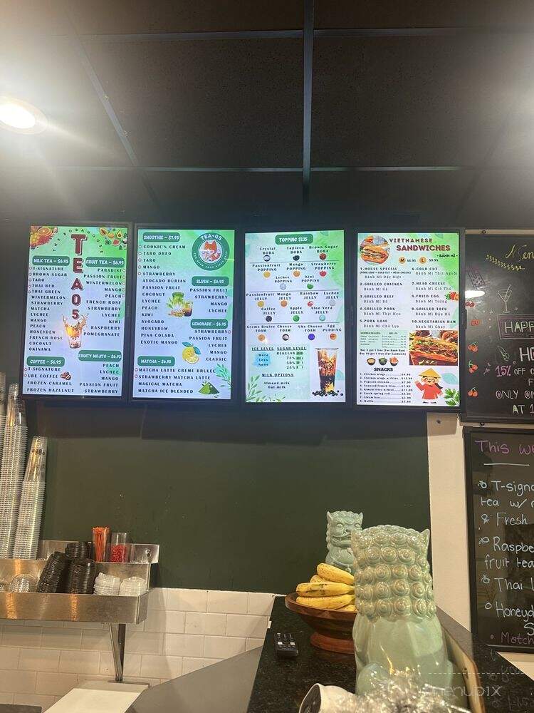 TEA-05 - Miami, FL menu_pic