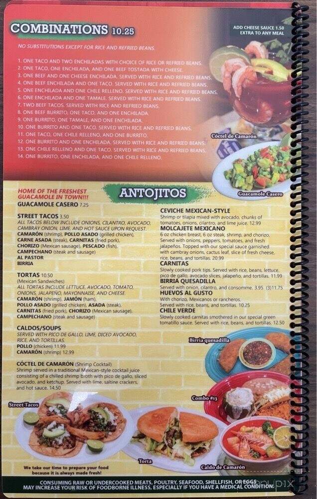 Los Arcos - Haleyville, AL menu_pic