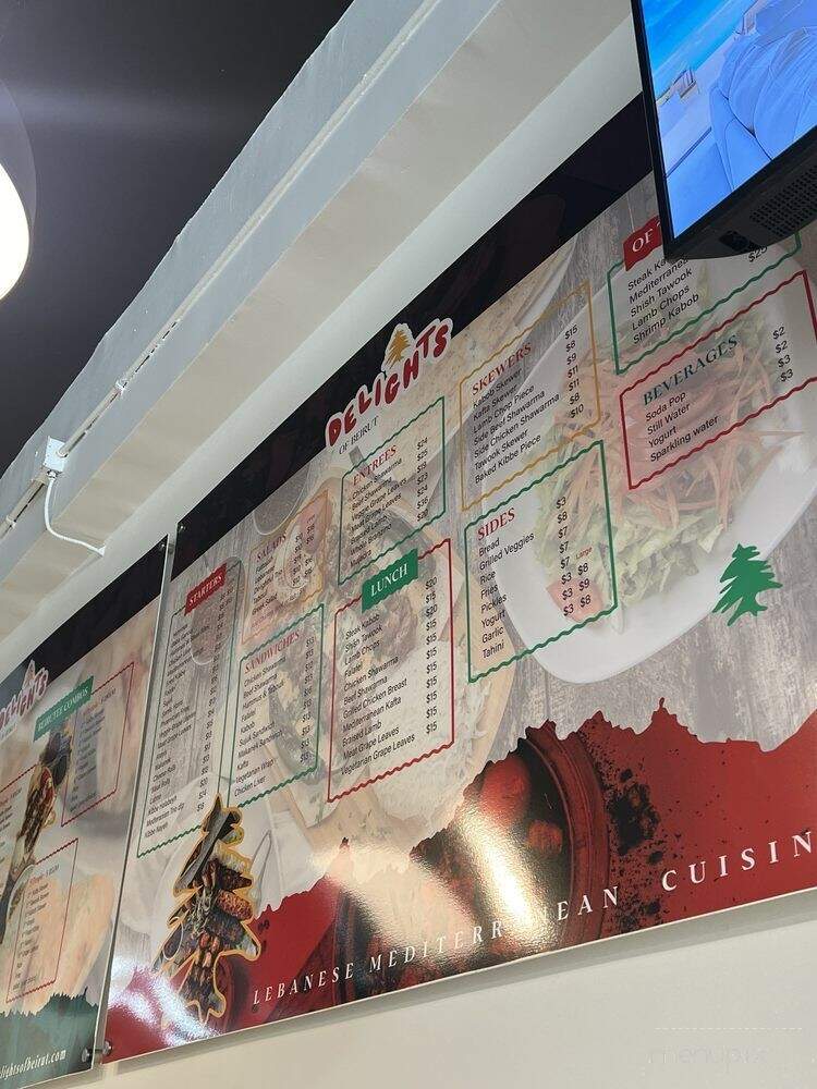 Delights of Beirut - Miami, FL menu_pic