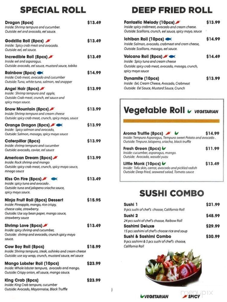 Bowl and Sushi - Chicago, IL menu_pic
