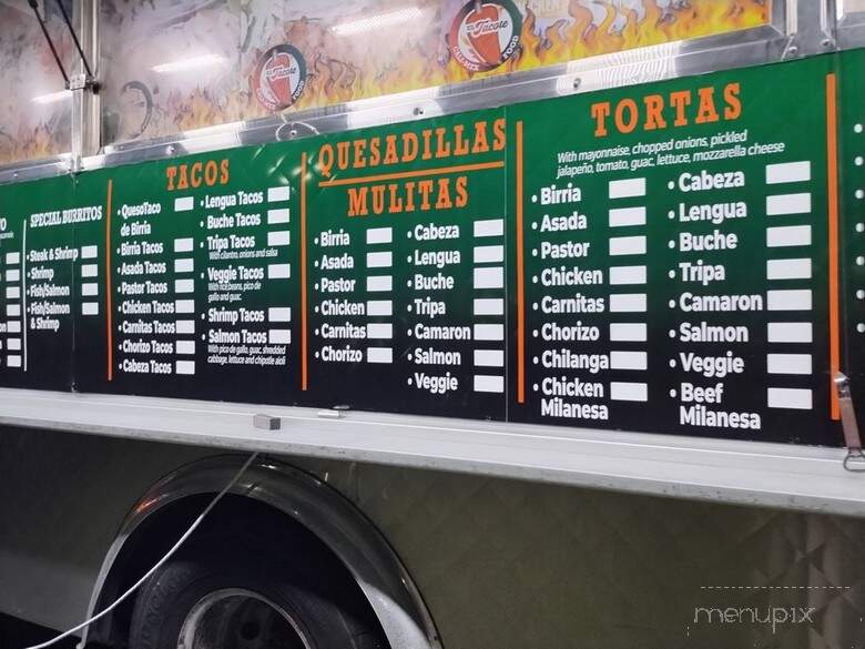 El Tacote Tacos - Encino, CA menu_pic