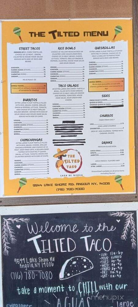 The Tilted Taco - Angola, NY menu_pic