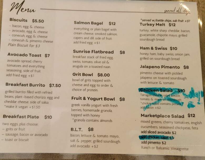 Herban Soul Cafe - Birmingham, AL menu_pic