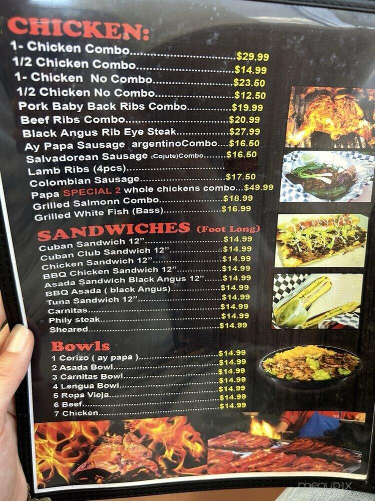 Ay Papa Que Rico - Lancaster, CA menu_pic