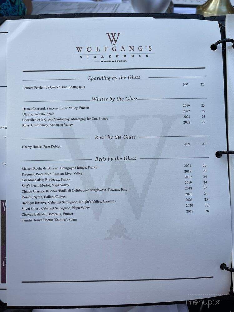 Wolfgangs Steakhouse - Kihei, HI menu_pic