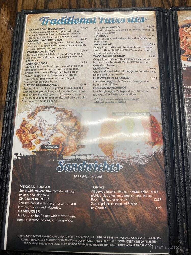 El Mezcal Mexican Restaurant Bar and Grill - Madison, AL menu_pic