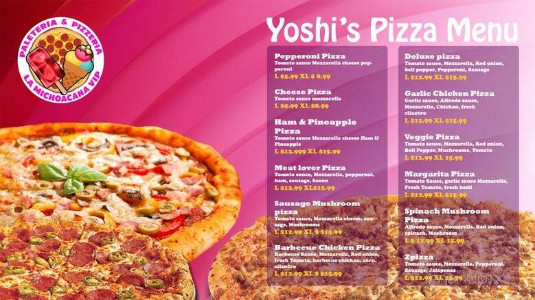 La Michoacana & Yoshi's Pizza - Santa Ana, CA