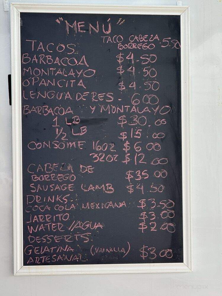 El Grandpa Mexican BBQ - Georgetown, TX menu_pic
