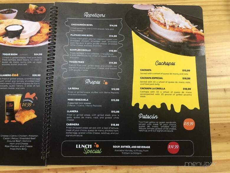 El Toque - Casselberry, FL menu_pic