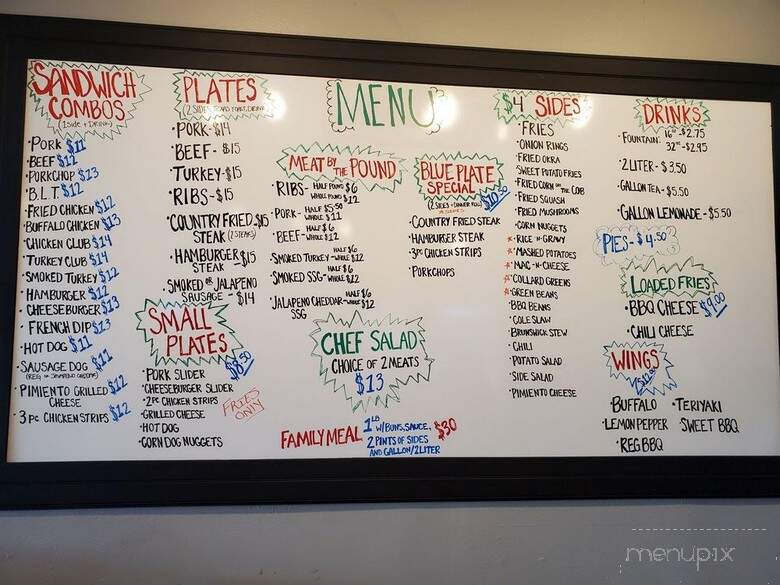 Macks Bar-be-que - Brunswick, GA menu_pic