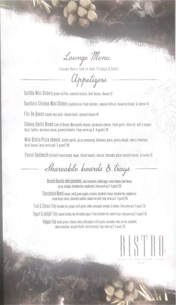Bistro - Bellflower, CA menu_pic