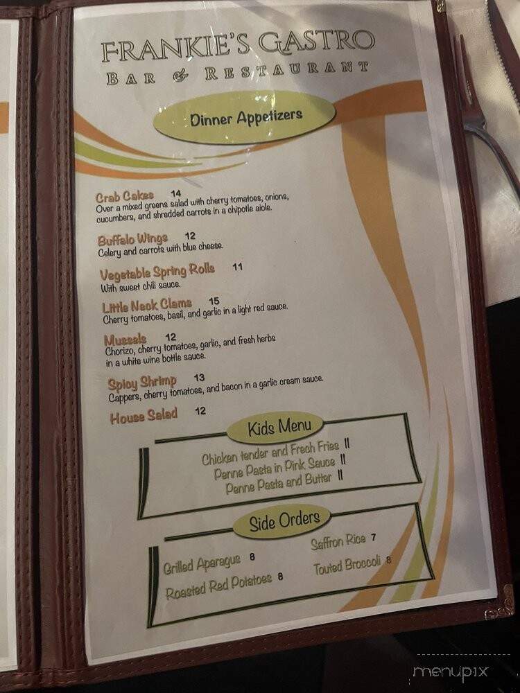 Frankie's Gastro - Cliffside Park, NJ menu_pic