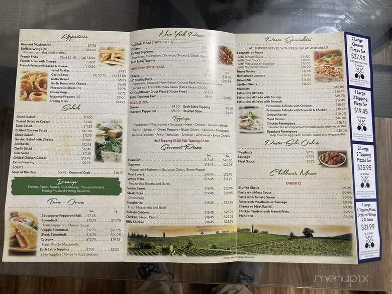 Il Nonno - Falling Waters, WV menu_pic