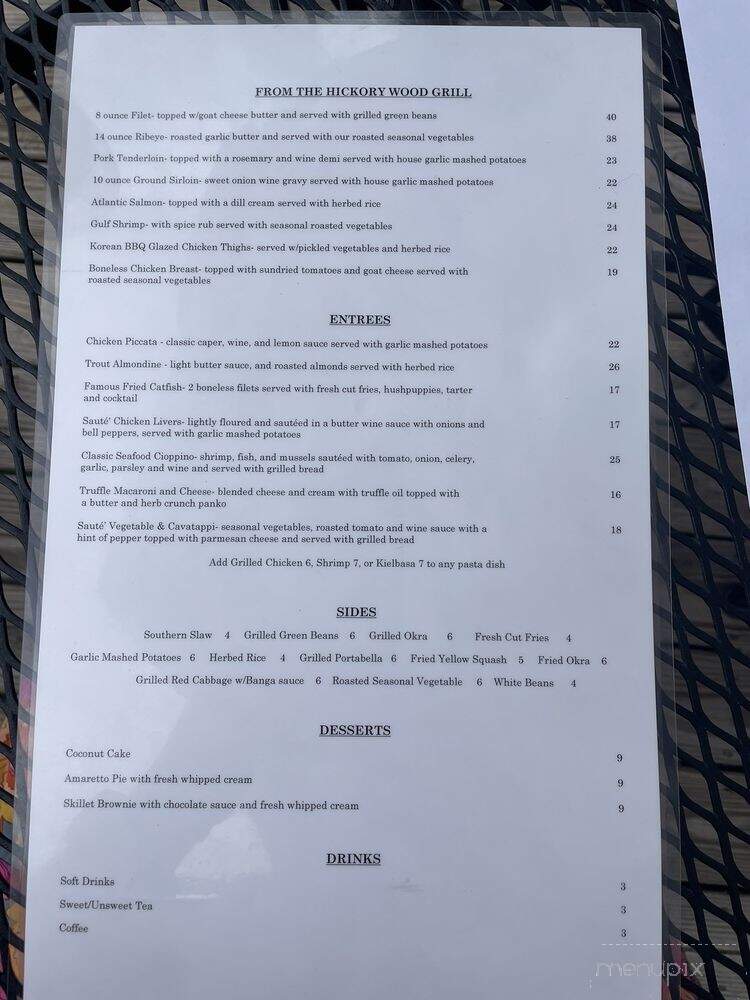 The Upper Bank - Chattanooga, TN menu_pic