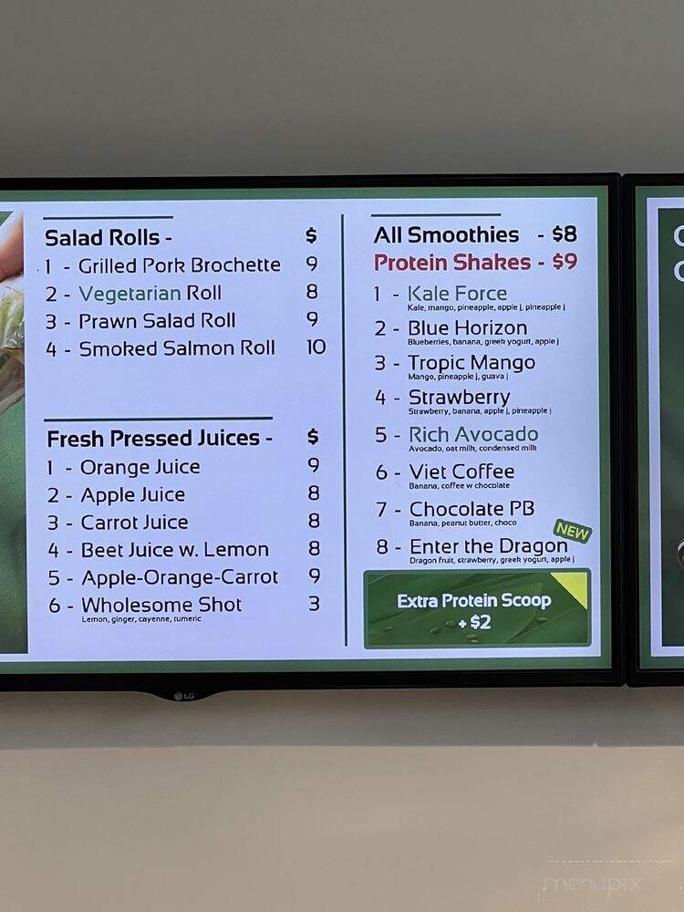 Minh Sandwiches - Surrey, BC menu_pic
