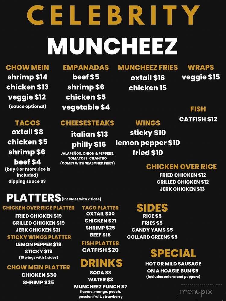 Celebrity Muncheez - Ellenwood, GA menu_pic