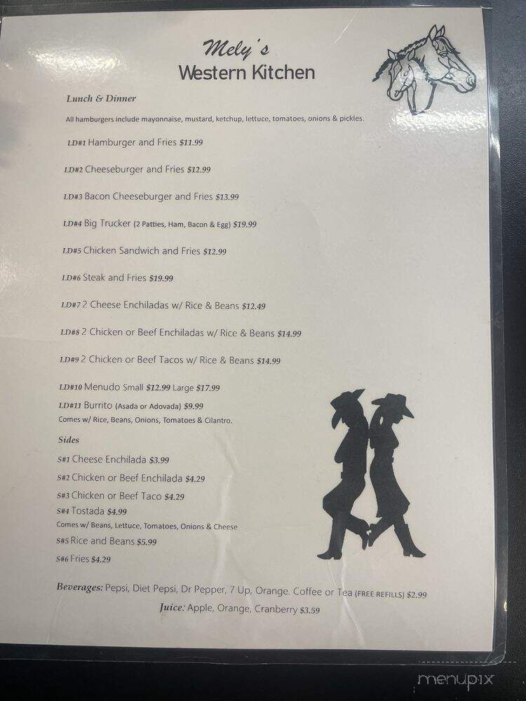 Mely's - Toppenish, WA menu_pic