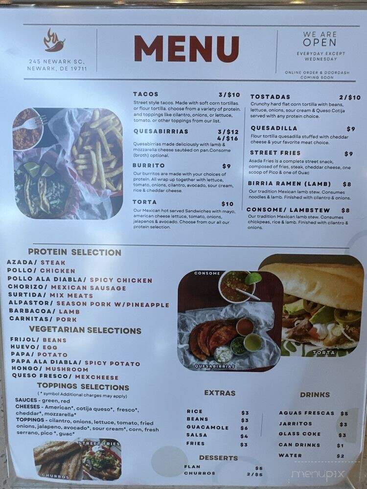Lulu's Tacos - Newark, DE menu_pic