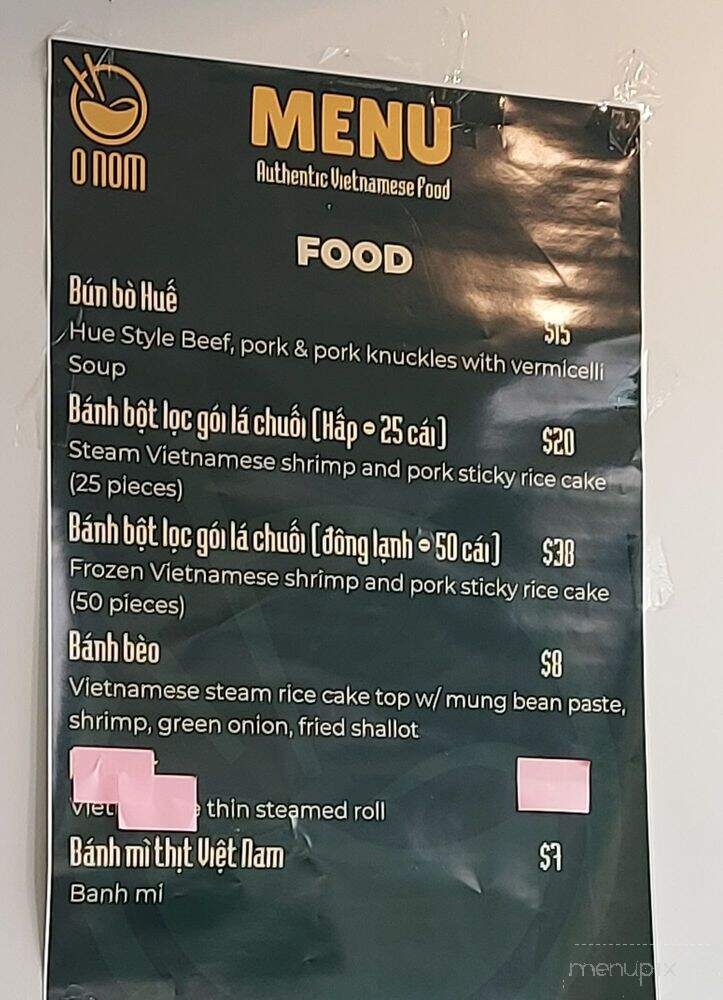 Bun Bo Hue O Nom - North York, ON menu_pic