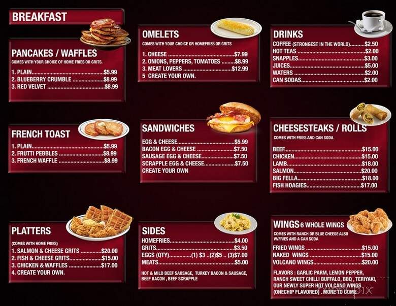 Big Fellaz - Philadelphia, PA menu_pic
