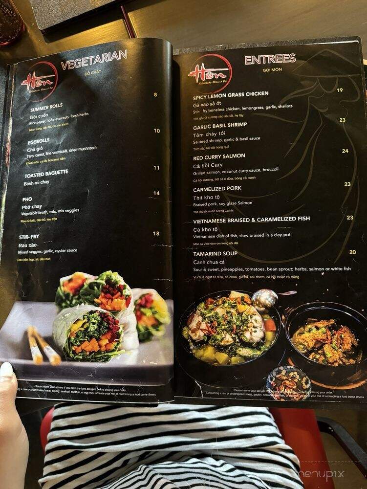 Hen Vietnamese Kitchen and Bar - Tinton Falls, NJ menu_pic