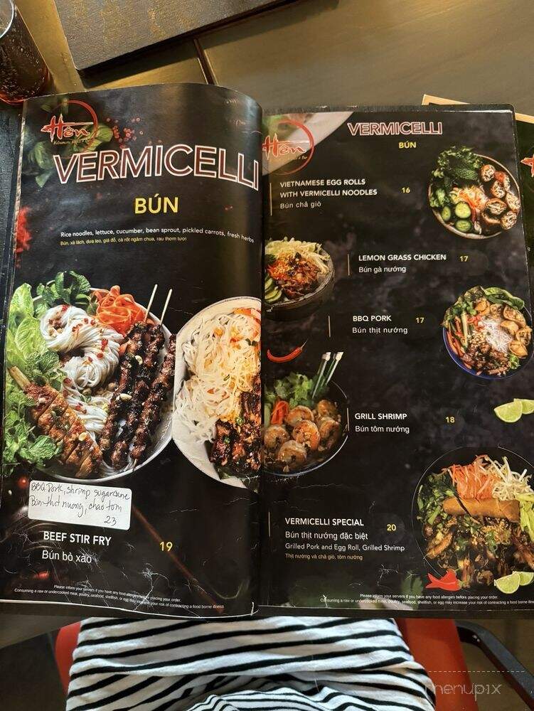Hen Vietnamese Kitchen and Bar - Tinton Falls, NJ menu_pic