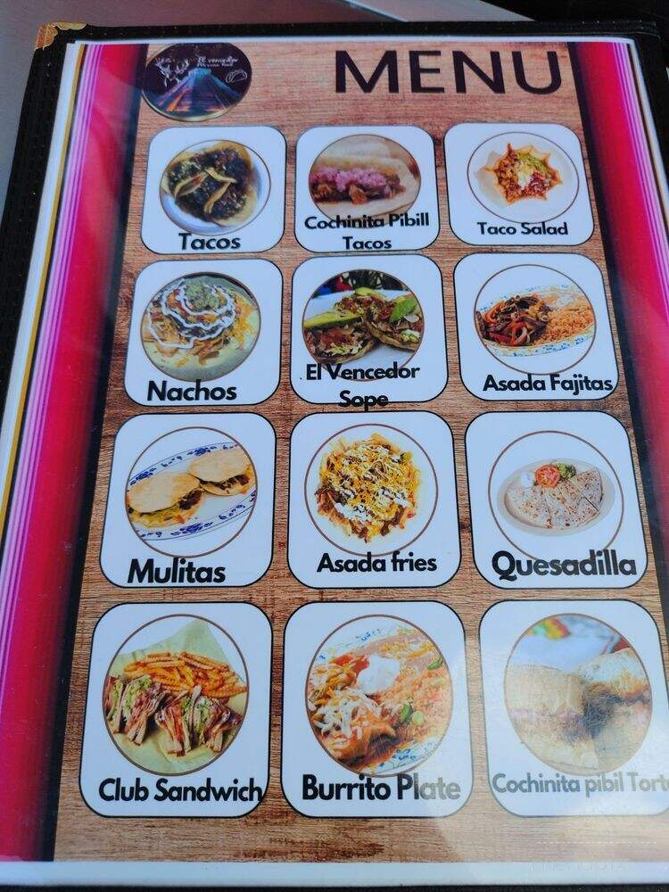 El Vencedor Mexican Food - Portland, OR menu_pic