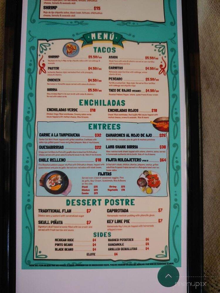 Tequila Val's Mexican Grill & Cantina - East Dundee, IL menu_pic