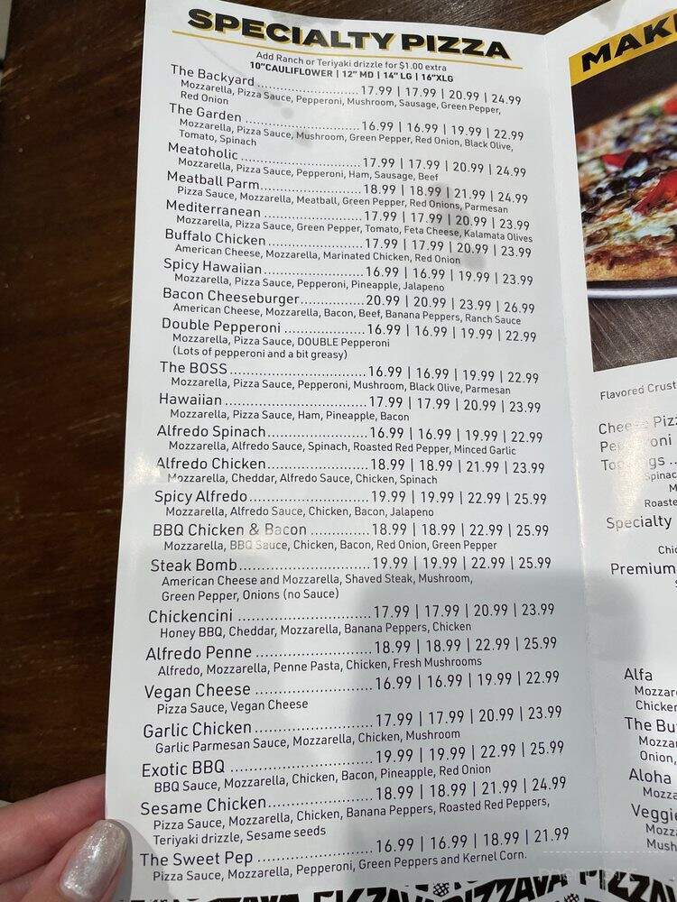 Pizzava - Sparks, NV menu_pic