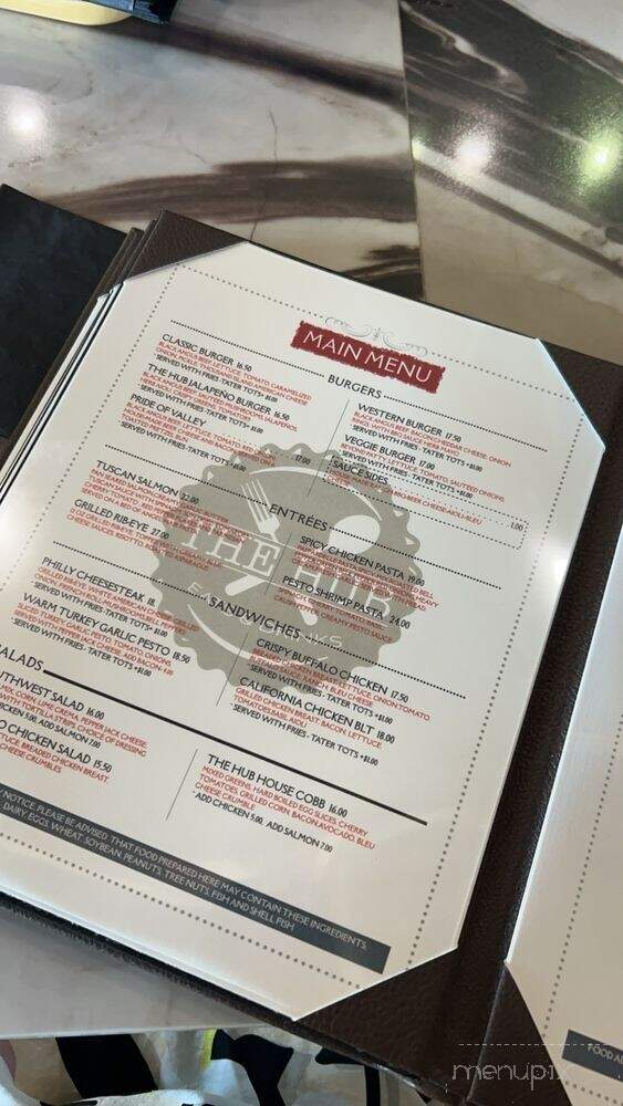 The Hub Eats & Drinks - Fresno, CA menu_pic