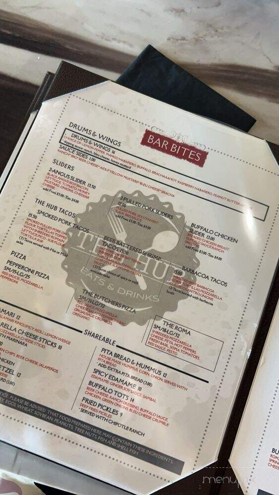 The Hub Eats & Drinks - Fresno, CA menu_pic