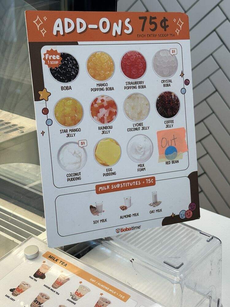 It's Boba Time - Porterville, CA menu_pic