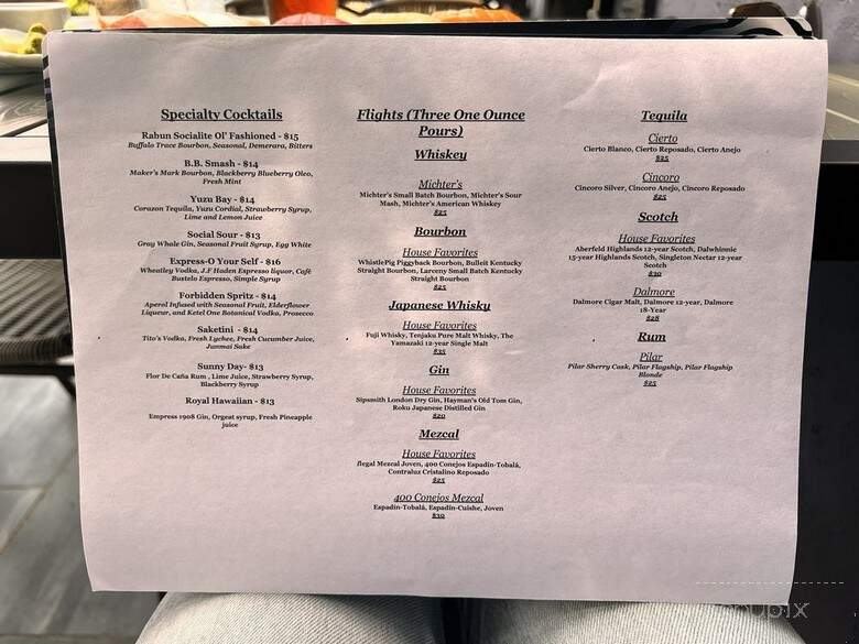 Rabun Social - Clayton, GA menu_pic