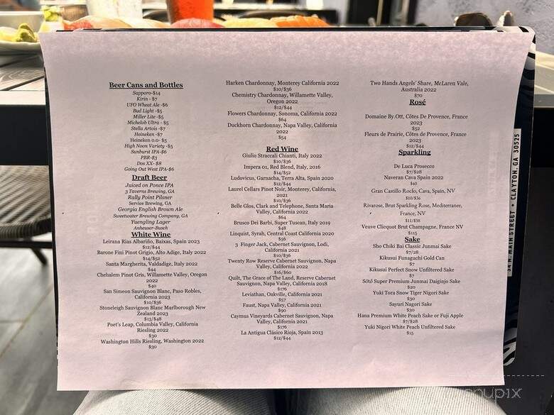 Rabun Social - Clayton, GA menu_pic