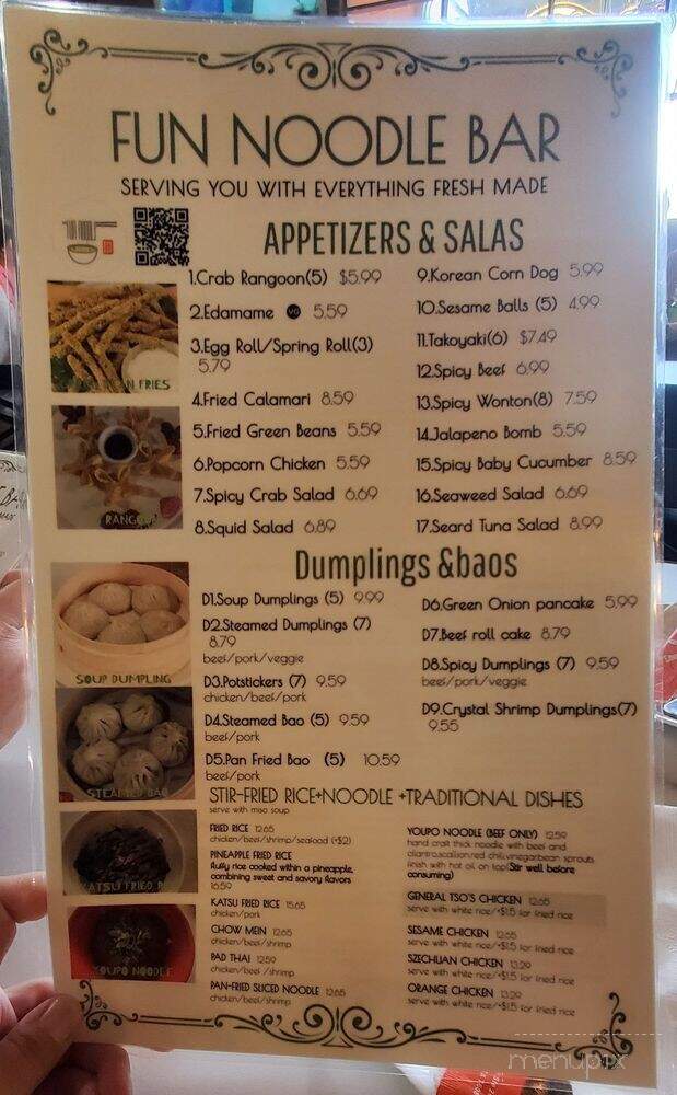 Fun Noodle Bar - Weatherford, TX menu_pic