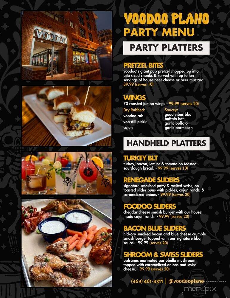 Voodoo Brewing - Plano, TX menu_pic