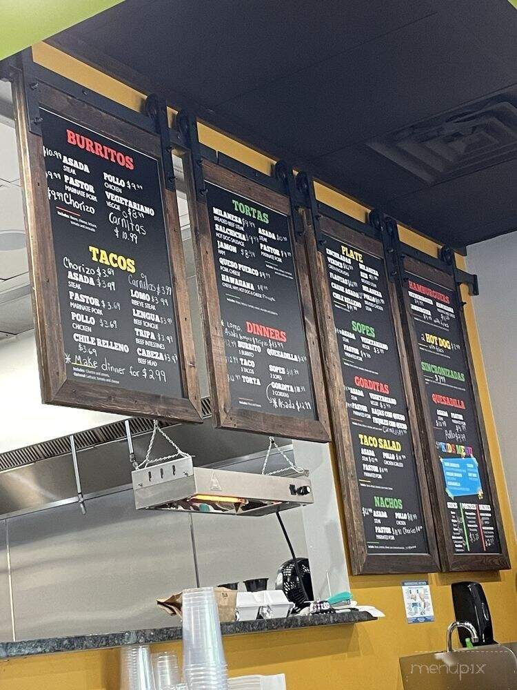 Tziri Tacos - Aurora, IL menu_pic