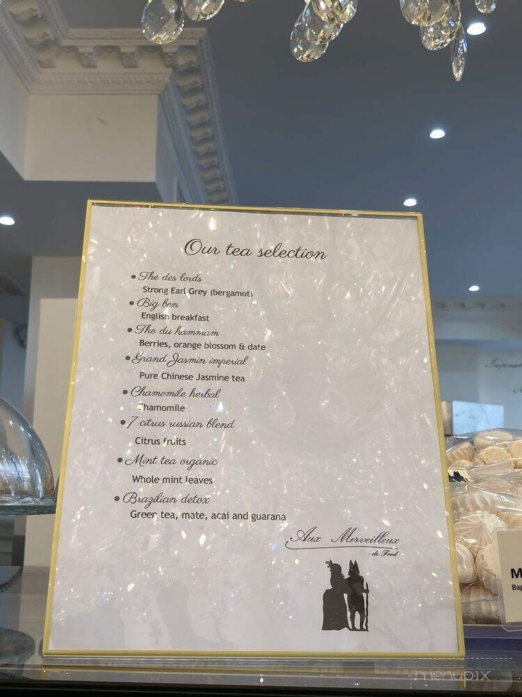 Aux Merveilleux De Fred - New York, NY menu_pic