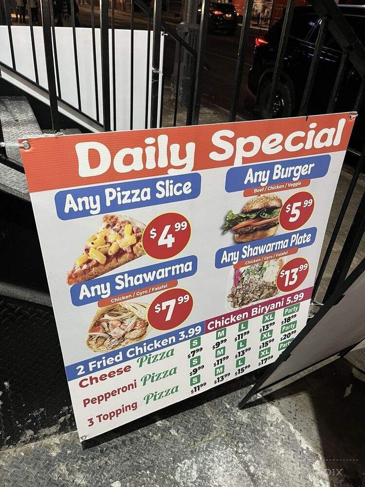 Abeyan Pizza and Grill - Toronto, ON menu_pic